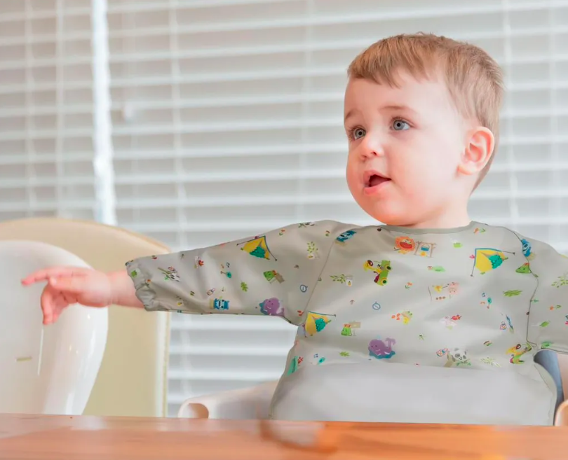 marcus and marcus baby long sleeve clothe type bib 宝宝衣服围兜